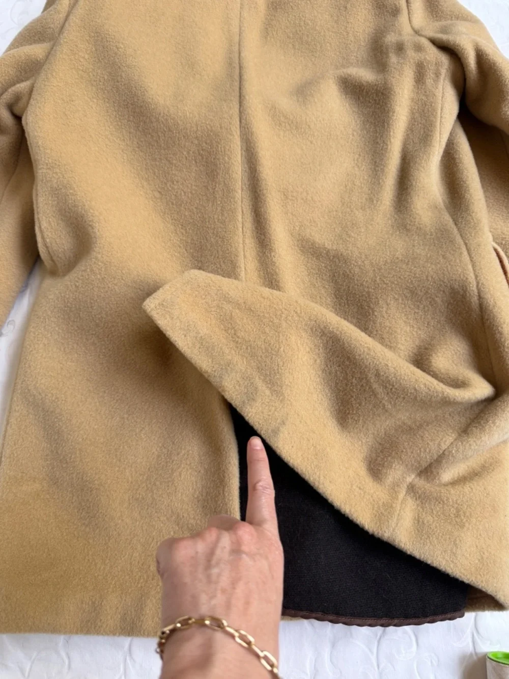 Men’s 1970s Pendleton Virgin Wool Car Coat Camel Tan